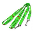 3/4" Polyester Lanyard w/ Bulldog Clip